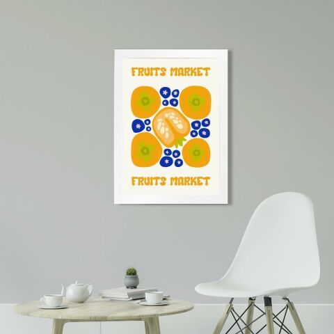 Orange Pepper Poster Tablo