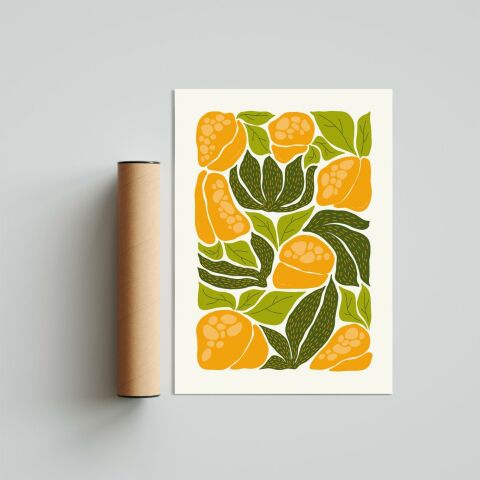 Lemon Poster Tablo