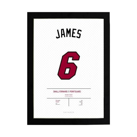 Lebron James Miami Heat Jersey