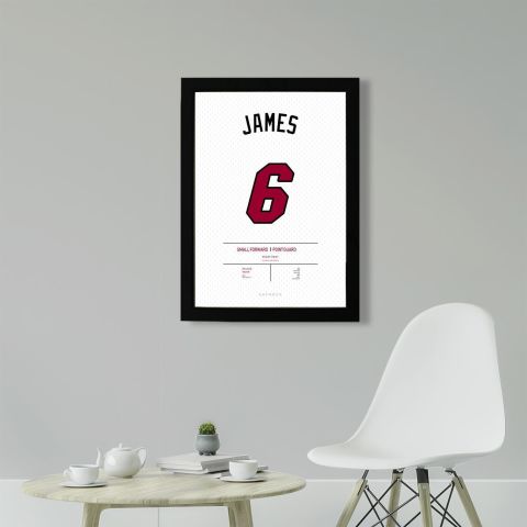 Lebron James Miami Heat Jersey