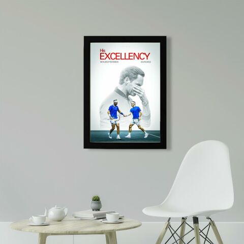 Roger Federer His Excellency, Tenis Poster Tablo