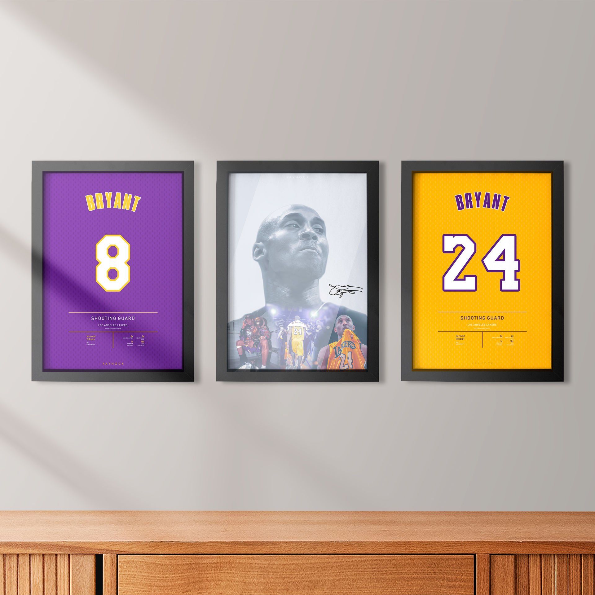 Kobe Bryant 3'lü Set