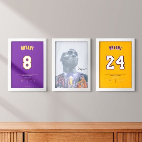 Kobe Bryant 3'lü Set