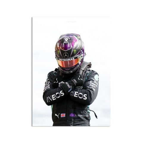 Lewis Hamilton Wakanda, Formula 1 Kanvas Tablo