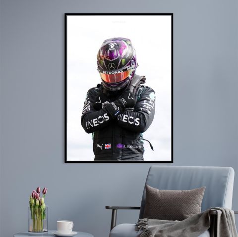 Lewis Hamilton Wakanda, Formula 1 Kanvas Tablo