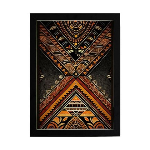 Afrikan Etnik Desen D15 Poster Tablo