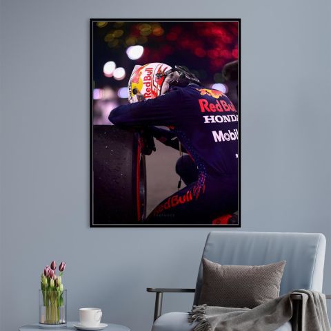 Max Verstappen 2021 Champion, Formula 1 Kanvas Tablo