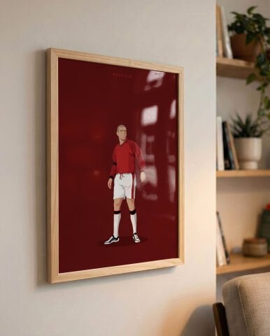 Cantona Gol Sevinci, Futbol Poster Tablo