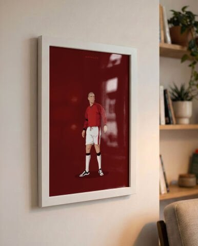 Cantona Gol Sevinci, Futbol Poster Tablo