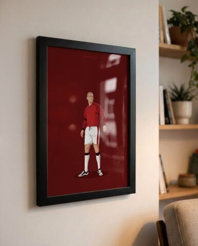Cantona Gol Sevinci, Futbol Poster Tablo