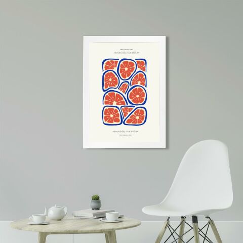 Blue Lemon Poster Tablo