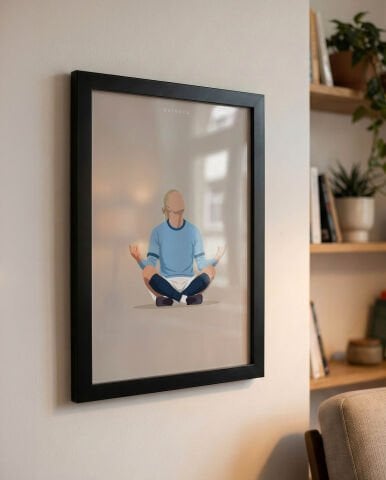 Haaland Gol Sevinci, Futbol Poster Tablo