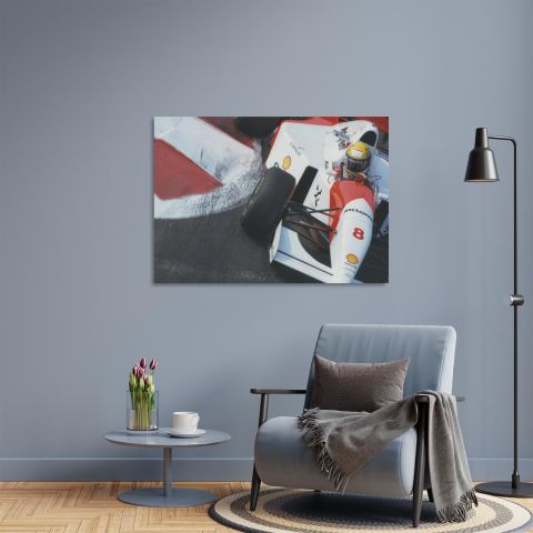 Ayrton Senna Curve, Formula 1 Kanvas Tablo