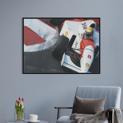 Ayrton Senna Curve, Formula 1 Kanvas Tablo
