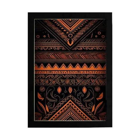 Afrikan Etnik Desen D19 Poster Tablo