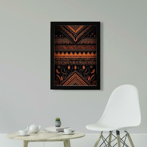 Afrikan Etnik Desen D19 Poster Tablo