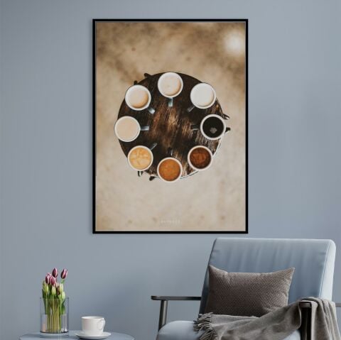 Shades of Coffee, Kahve Kanvas Tablo
