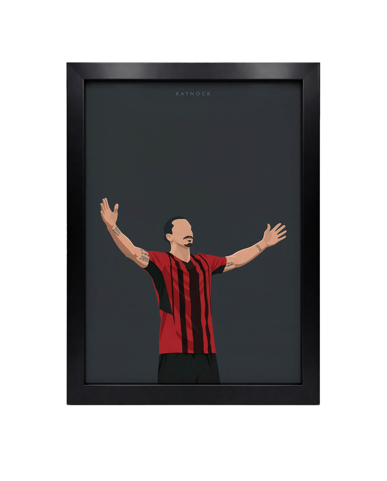 Ibrahimovic Gol Sevinci, Futbol Poster Tablo