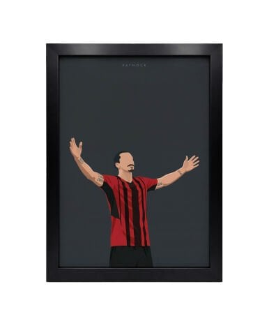 Ibrahimovic Gol Sevinci, Futbol Poster Tablo