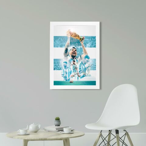 Lionel Messi Poster Tablo