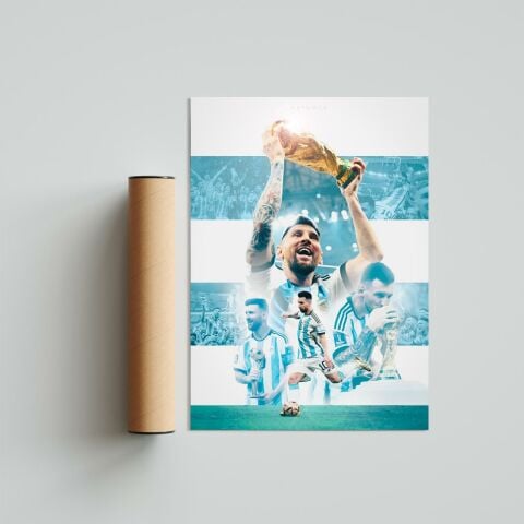 Lionel Messi Poster Tablo
