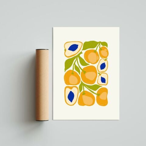 Apricot Poster Tablo