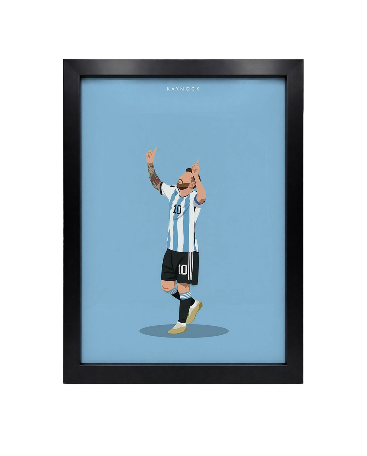 Messi Arjantin Gol Sevinci, Futbol Poster Tablo