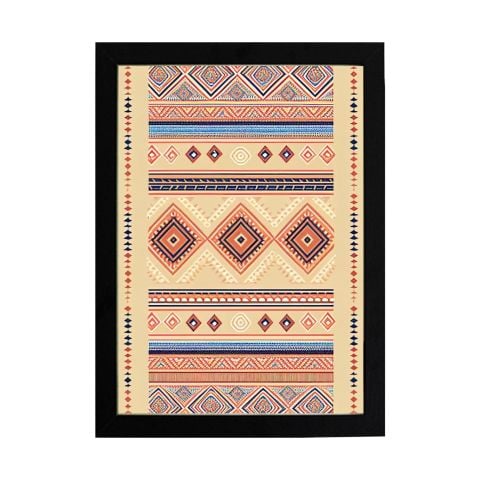 Afrikan Etnik Desen D24 Poster Tablo