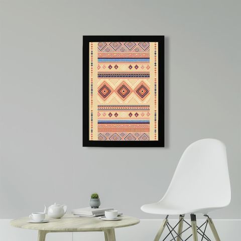 Afrikan Etnik Desen D24 Poster Tablo