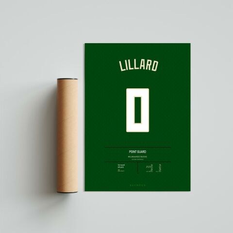 Damian Lillard Milwaukee Bucks Jersey