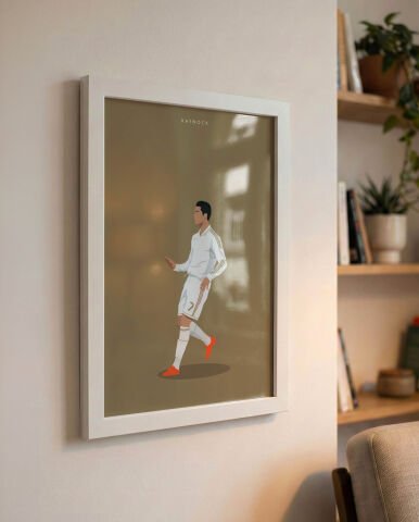 Ronaldo Gol Sevinci, Futbol Poster Tablo