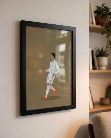 Ronaldo Gol Sevinci, Futbol Poster Tablo
