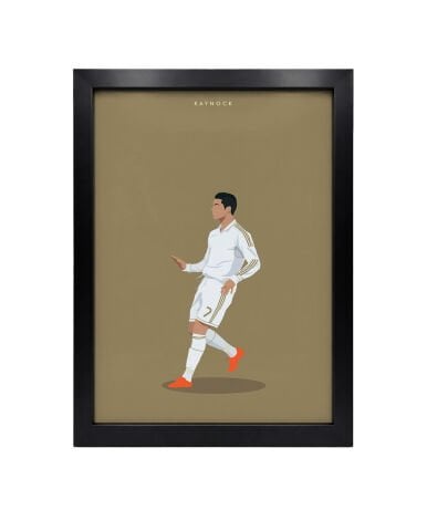 Ronaldo Gol Sevinci, Futbol Poster Tablo