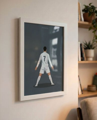 Ronaldo Siu Gol Sevinci, Futbol Poster Tablo
