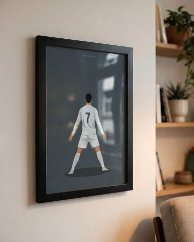 Ronaldo Siu Gol Sevinci, Futbol Poster Tablo