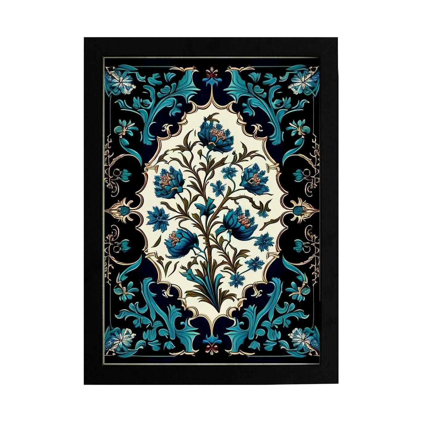Çini Desen D29 Poster Tablo