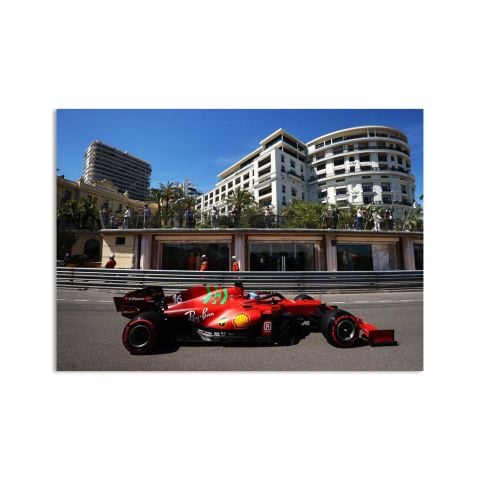Charles Leclerc Monaco, Formula 1 Kanvas Tablo