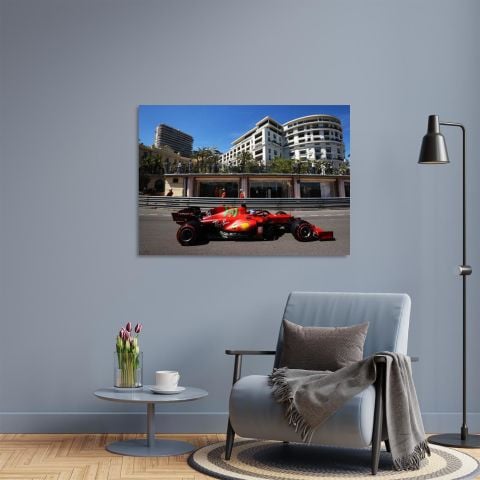 Charles Leclerc Monaco, Formula 1 Kanvas Tablo