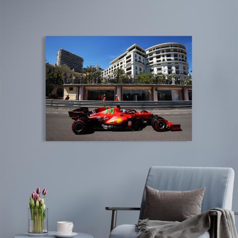 Charles Leclerc Monaco, Formula 1 Kanvas Tablo