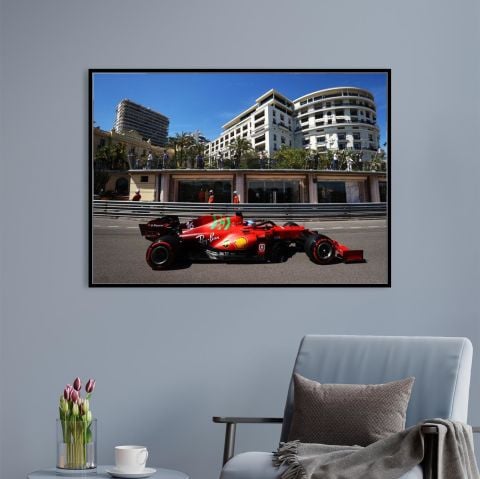 Charles Leclerc Monaco, Formula 1 Kanvas Tablo