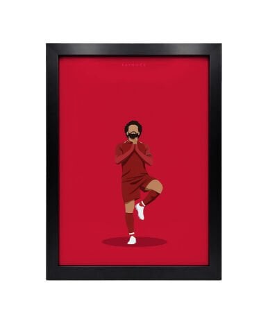 Salah Gol Sevinci, Futbol Poster Tablo