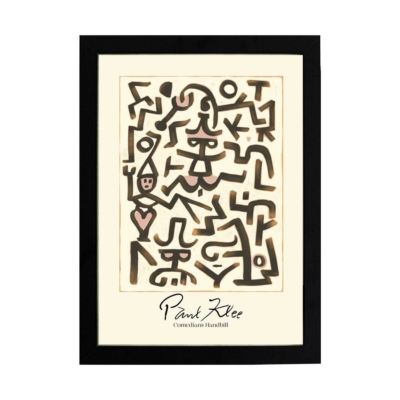 Paul Klee Comedians Handbill