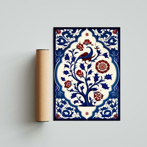 Çini Desen D32 Poster Tablo