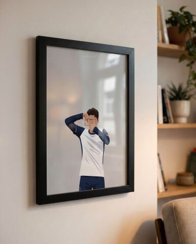 Son Gol Sevinci, Futbol Poster Tablo