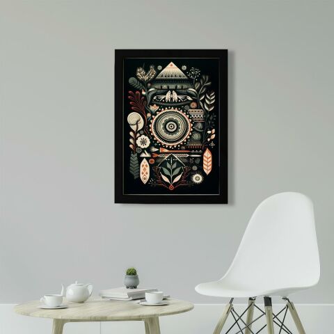 İskandinav Desen Minimal D33 Poster Tablo