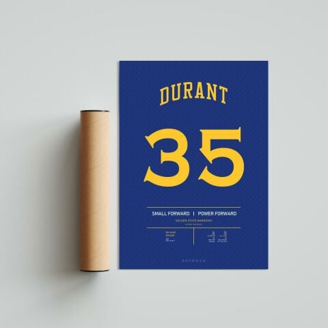 Kevin Durant Forma Poster Tablo