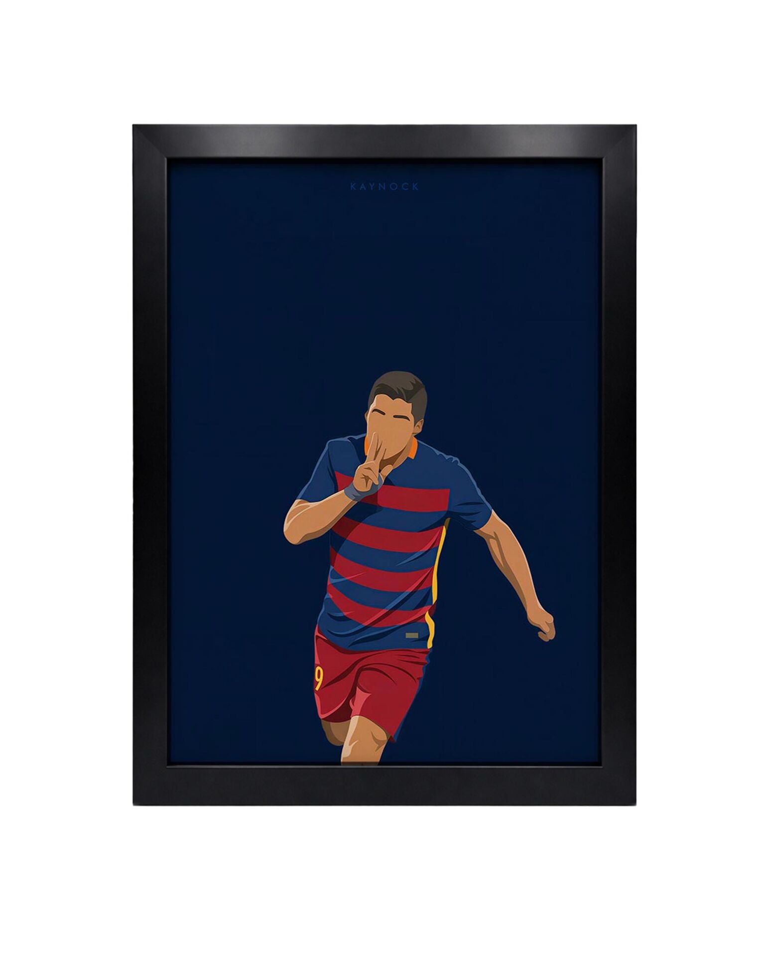 Suarez Gol Sevinci, Futbol Poster Tablo