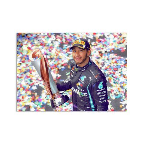 Lewis Hamilton Istanbul, Formula 1 Kanvas Tablo