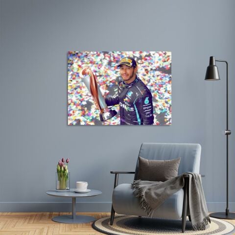 Lewis Hamilton Istanbul, Formula 1 Kanvas Tablo
