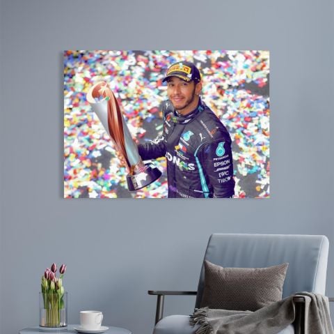 Lewis Hamilton Istanbul, Formula 1 Kanvas Tablo
